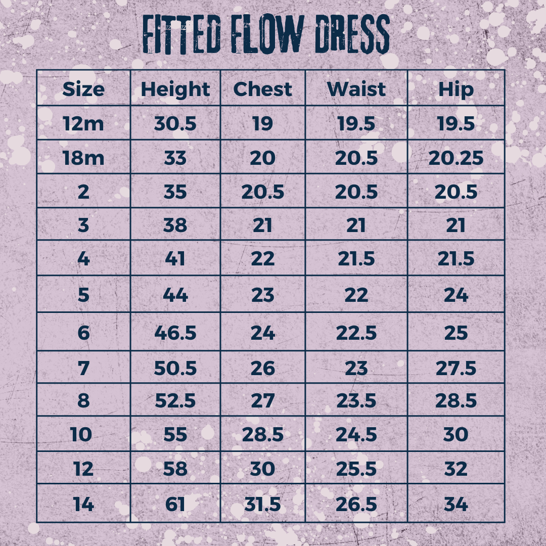 Girls Fitted Flow Dress