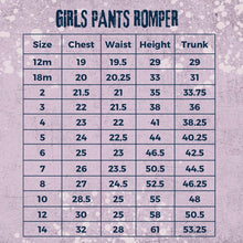 Load image into Gallery viewer, Girls Pants Romper
